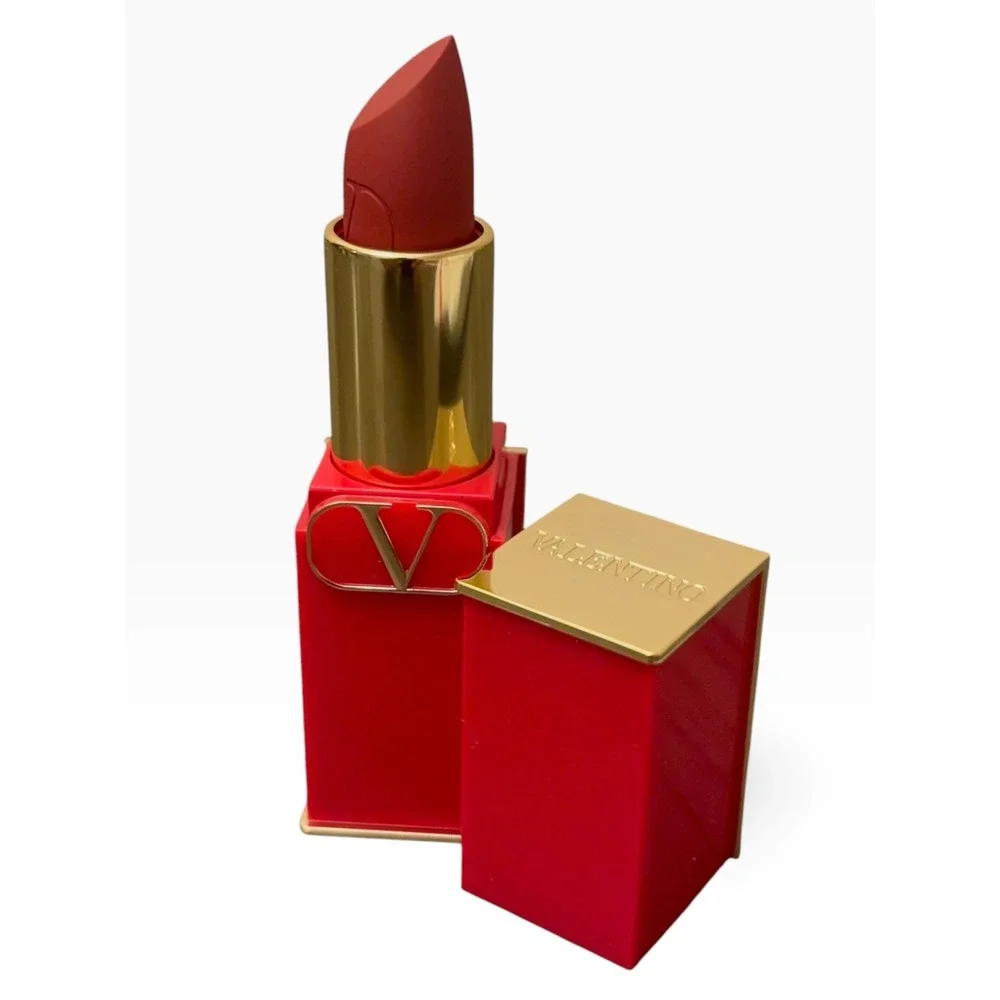 Valentino Rosso Valentino Matte Lipstick 218A See You Later Red 0.12oz NEW